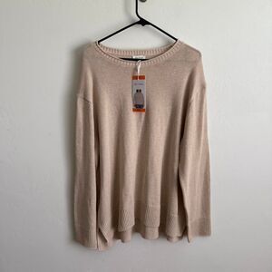 NWT Ella Moss knit tan sweater size xxl